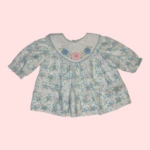 Vintage Floral Baby Dress